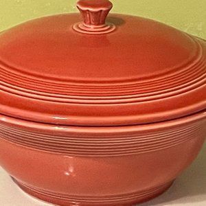 Fiesta-ware Covered Casserole Bowl with Lid Fiesta